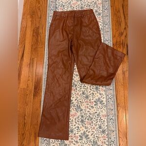 Steve Madden Tan Faux Leather Pants